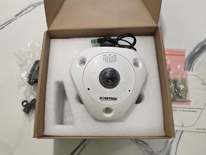 LOT OF 3 Sonitrol SN-6M-360-IA6 / 3xLOGIC VX-6M-360-IA6 6MP 360° IP Camera NIB