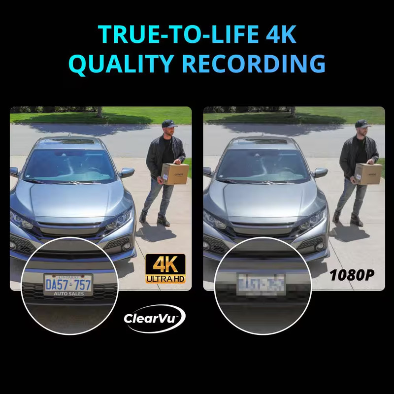 AI Powered 4K Everwatch PTZ 360° Wi-Fi Plug-In Power Security Camera- 2 Pack gallery