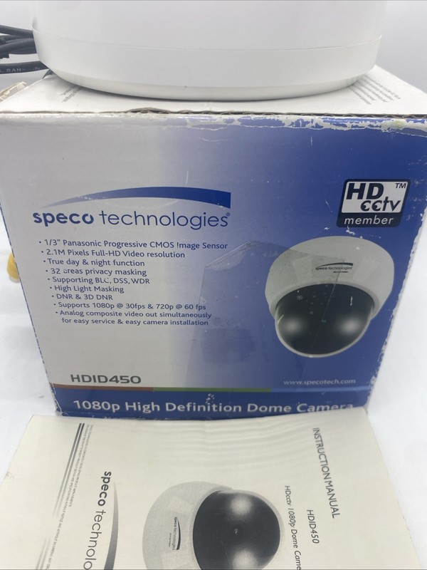 Speco Technologies HDID450, HD 1080p High Definition Dome Camera gallery