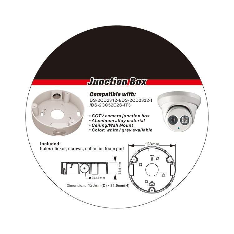 Ceiling Mount Junction Box Bracket JB35X, Full Metal Design, Compatible IP Po... gallery
