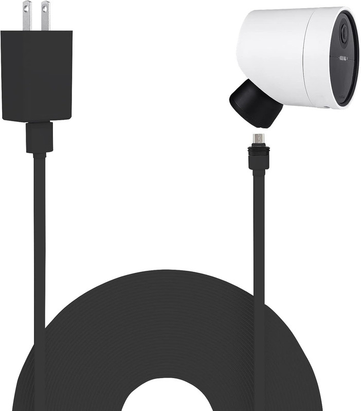 Power Cable Compatible with SimpliSafe Wireless Outdoor Security Camera,25Ft/7.5 gallery