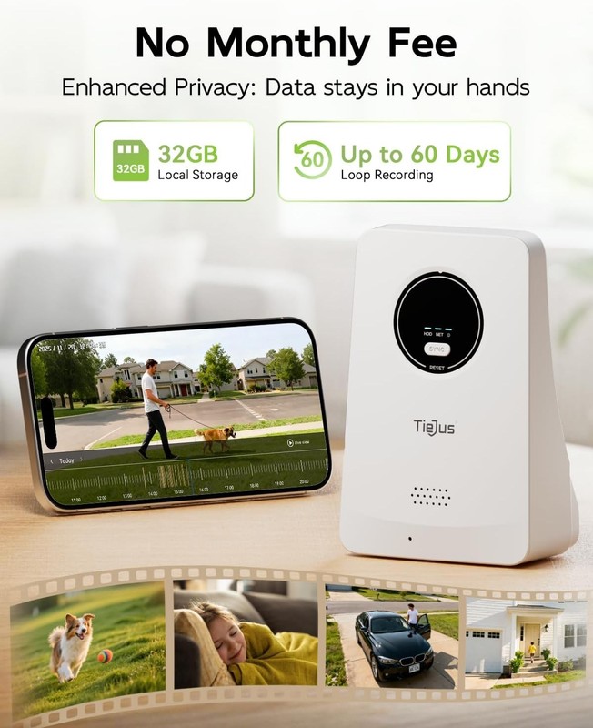 2K 4MP Solar Security Camera Wireless Outdoor 2.4/5GHz gallery