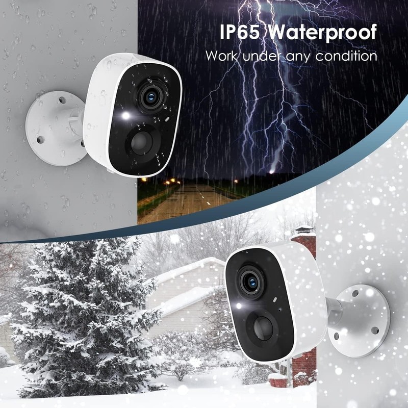 2K Wireless Security Camera - Color Night Vision, Battery Powered & Weatherproof gallery