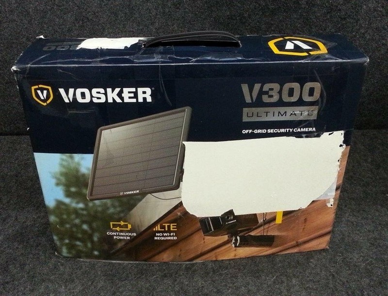 Vosker V300 Ultimate 4G-LTE Autonomous Outdoor Security Camera with Solar Panel