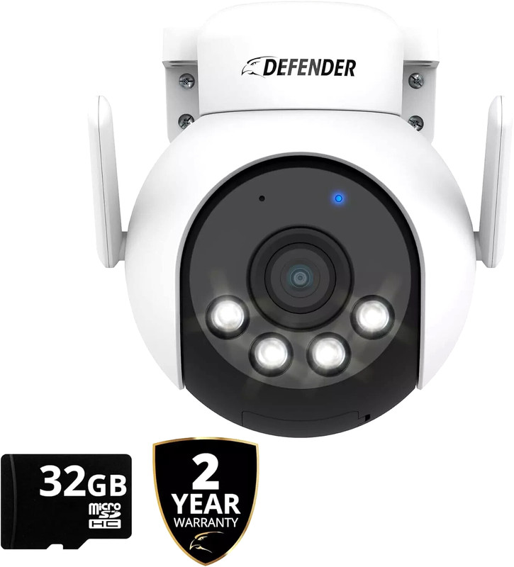 AI-Powered 4K PTZ Outdoor Security Camera 360°Surveillance Smart Human Detection
