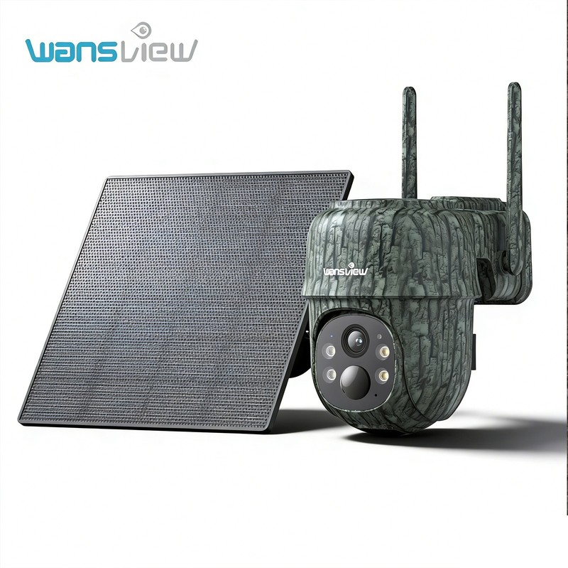 Wansview 4G LTE Cellular Hunting camera Solar Security Camera Outdoor Wireless