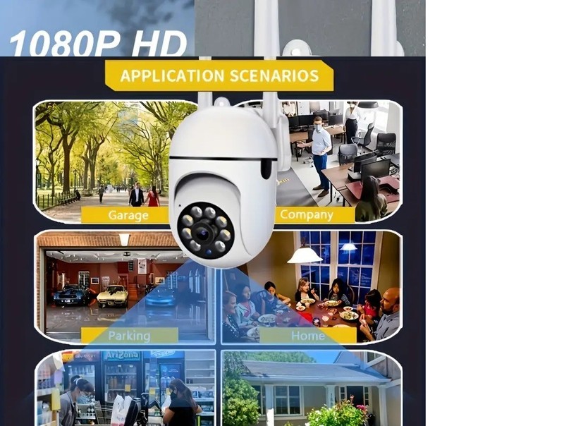 Smart AI Motion Outdoor Wireless Security Camera – Home Security – T003 gallery