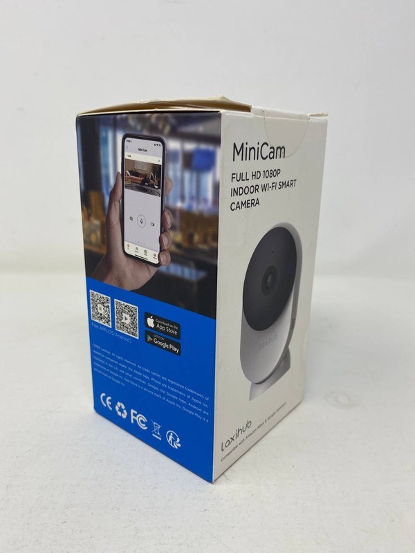Laxihub Minicam Full HD 1080P Indoor Home Alexa WiFi Smart Security Camera gallery