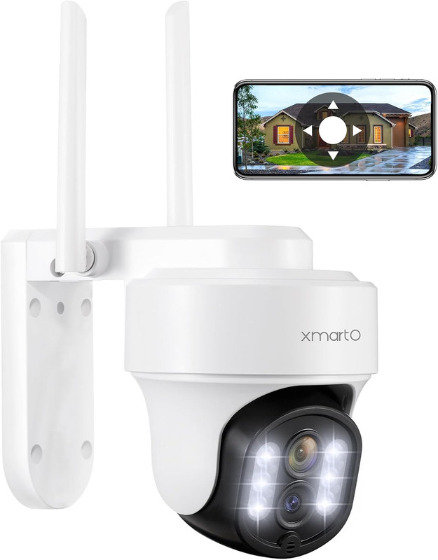 Auto-Track Security Camera Outdoor Wireless, 3MP Wifi PTZ Security Camera AC ... gallery