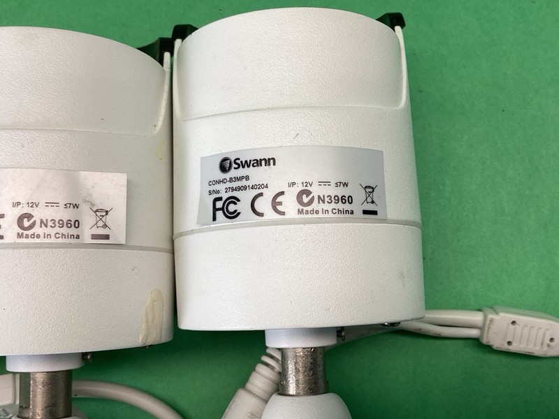 LOT OF 3 Swann CONHD-B3MPB PoE Network IP Bullet Surveillance Camera UNTESTED gallery