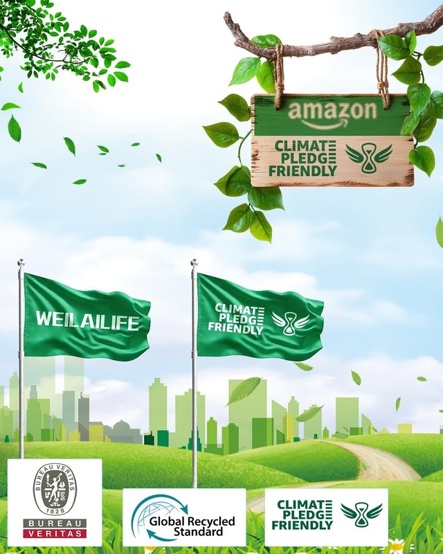 WEILAILIFE Solar Motion Sensor Simulated Cameras Outdoor Wireless Security Flood gallery