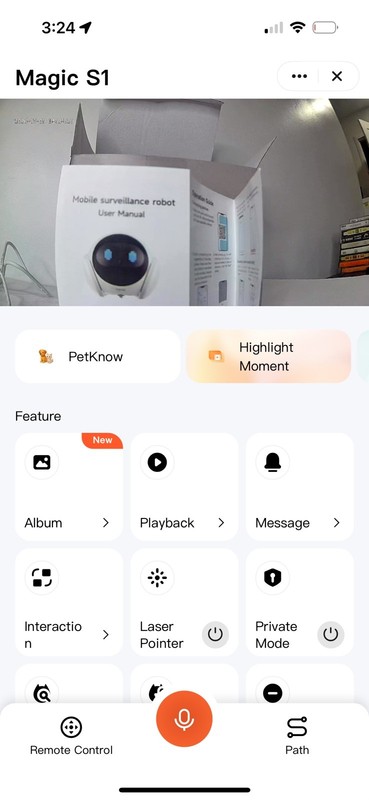 Magic S1 Indoor Security Robot Camera 1080P Movable Pet Camera Fully Interactive gallery