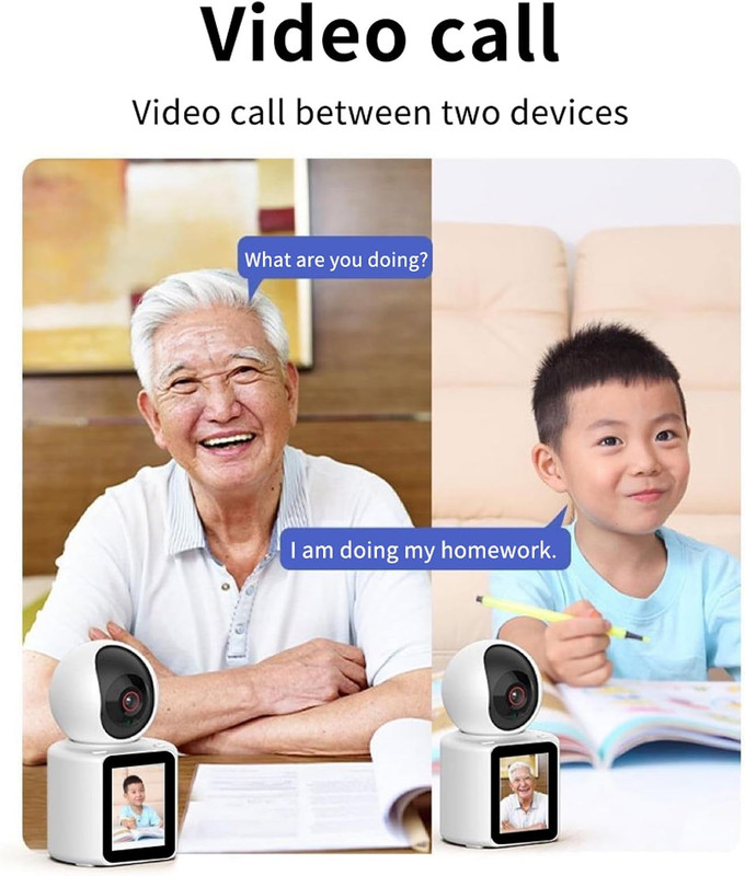 Two Way Pet Camera with 2.8 Inch HD Screen, 1080P Video Calling Camera for Indoo gallery