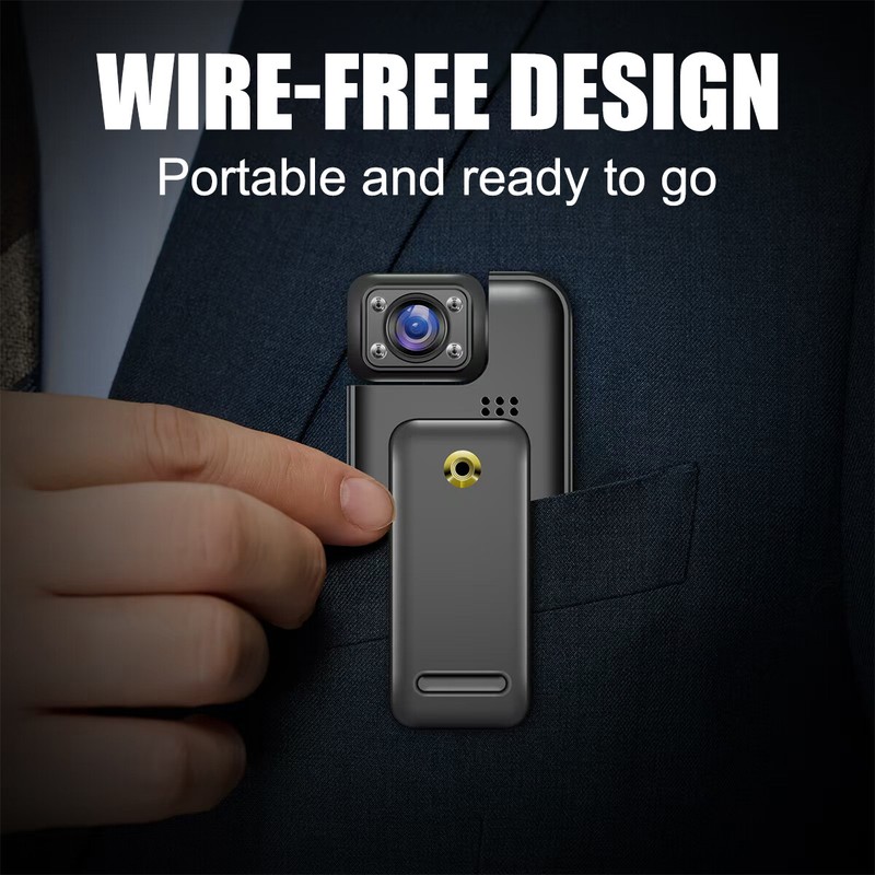 4K 1080P Video Recorded DVR IR Night Cam WIFI Camcorder Mini Police Body Camera gallery