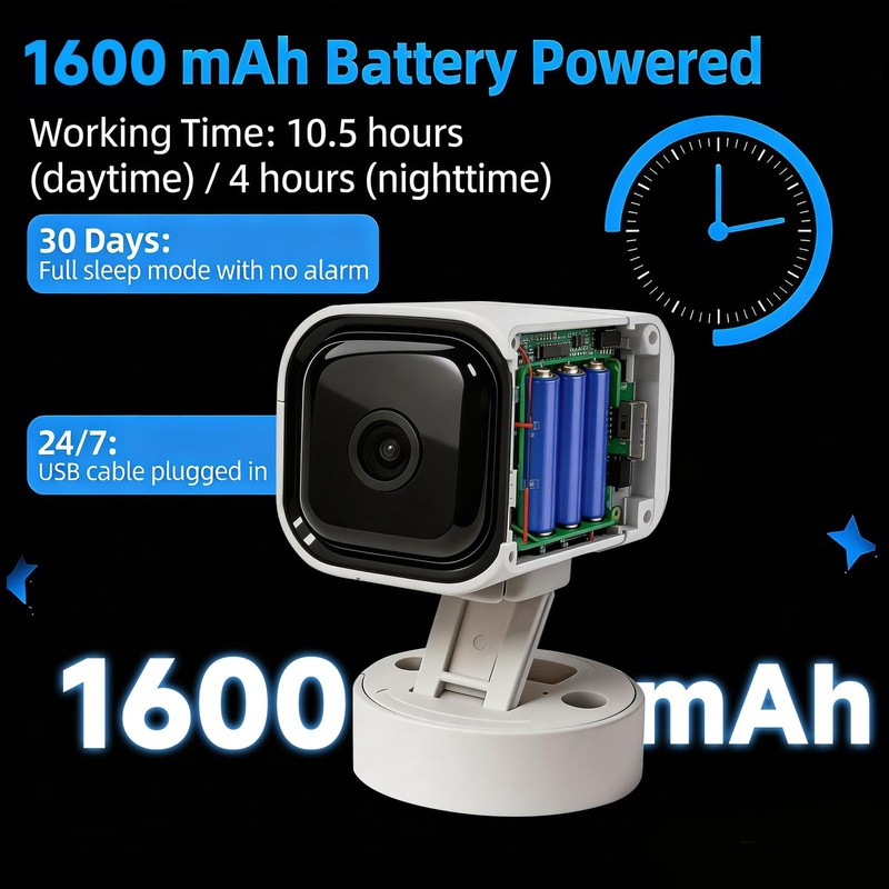 Upgraded 1080P Mini Camera, Wireless Indoor Security Camera for Home Office P... gallery