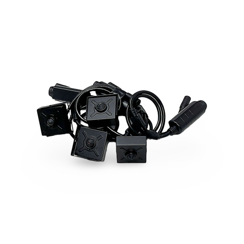 Lot Of 4 5MP Mini IP Security Surveillance Cameras