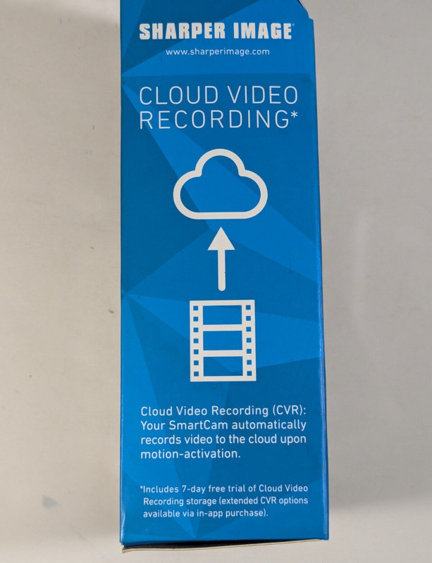 SHARPER IMAGE HIGH DEF HD 720p SMARTCAM W/ WI-FI REMOTE VIDEO MONITORING- Sealed gallery
