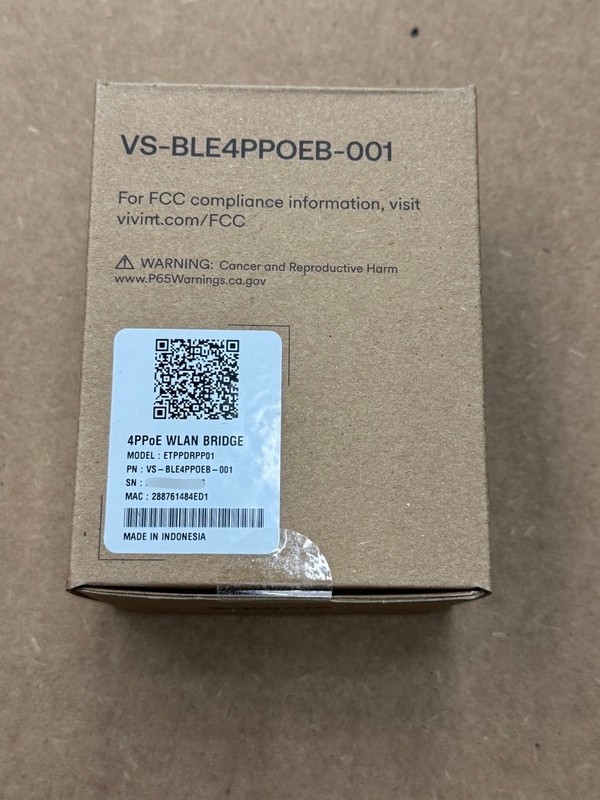 Vivint Outdoor Camera Bridge VS-BLE4PPOEB-001 Factory Sealed Fast Shipping gallery