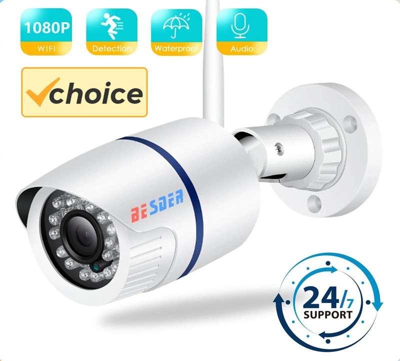 5MP Audio Detection Wifi Camera HD Surveillance Outdoor Waterproof Night Vision