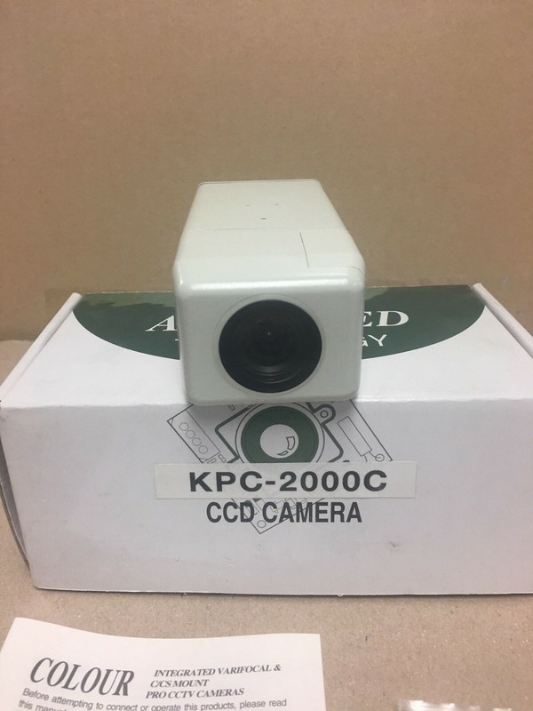 KT&C KPC-2000C Color Box Camera 380 TVL 4-8 mm Varifocal Built-in Lens, DC 12V gallery