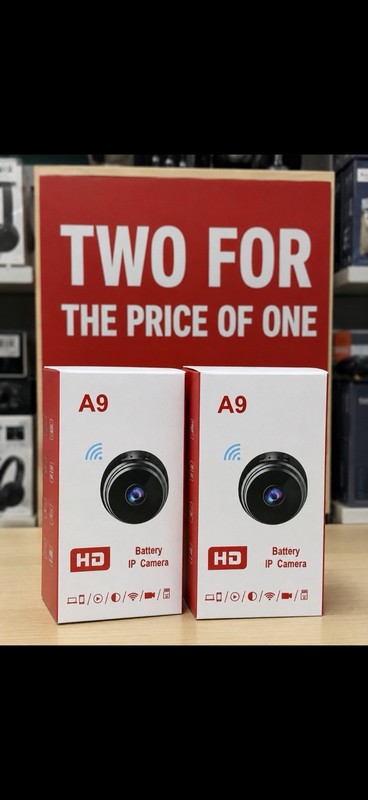 ( 2PCS ) A9 HD Battery IP Wireless Camera New in Box