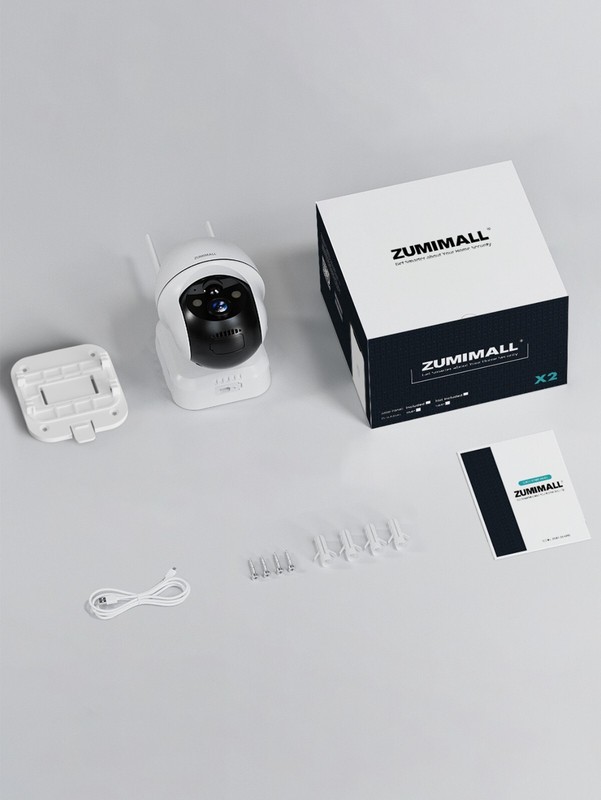 ZUMIMALL 2K Wireless Outdoor Security Camera 360° PTZ, 2.4GHz WiFi,Support Alexa gallery