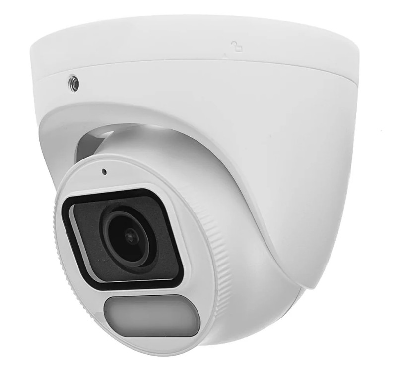 4MP Wise-ISP 24/7 Color Turret IP Security Camera with a 2.8mm Fixed Lens