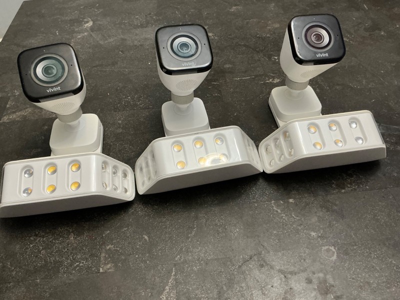 Vivint Outdoor Camera attached lights can talk back n forth gallery