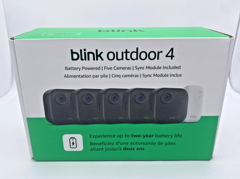 Blink Outdoor 4 5-Camera Security System 4th Gen w/ Sync Module Core gallery