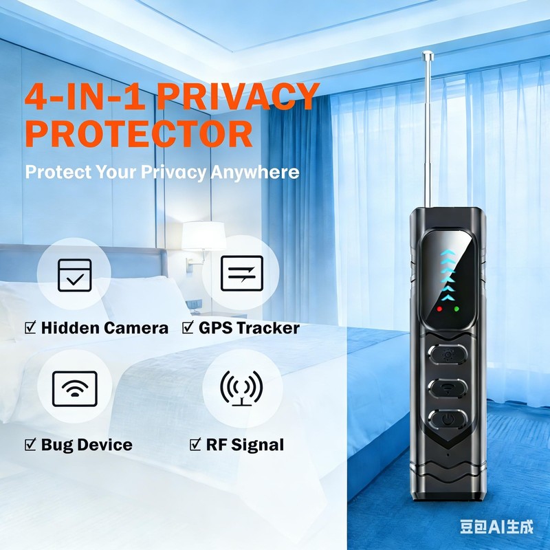 Detector for Cameras, GPS Trackers & Bugs | Highly Sensitive & Adjustable RF ... gallery