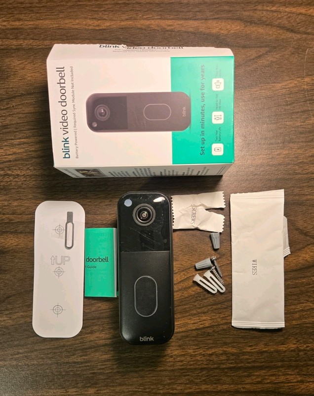 Blink Wireless Black Video Doorbell 2nd Gen BDM00300U