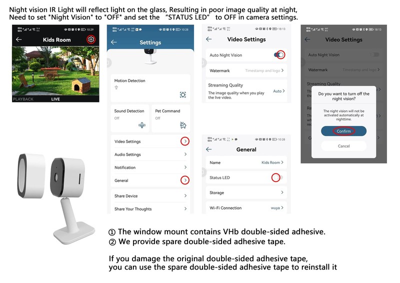 Window Mount for Eufy Security Indoor Cam C120 C24 - Through Window Use gallery
