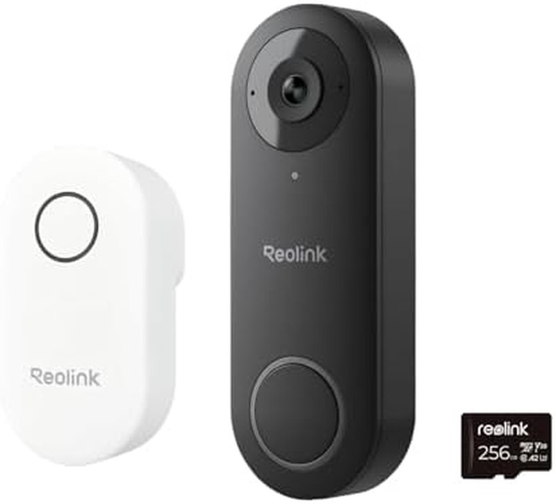 Video Doorbell Camera with 256GB Microsd Card Bundle, Wired Video Doorbell, 5Ghz