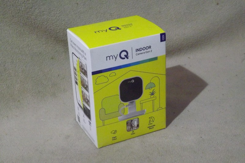 myQ Indoor Camera Gen 2 2K Wi-Fi USB-C Motion/Night Vision 2-Way Talk