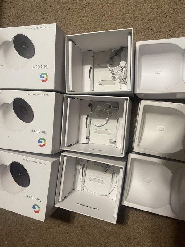 Google Nest Cameras and Doorlock - Used, Working gallery