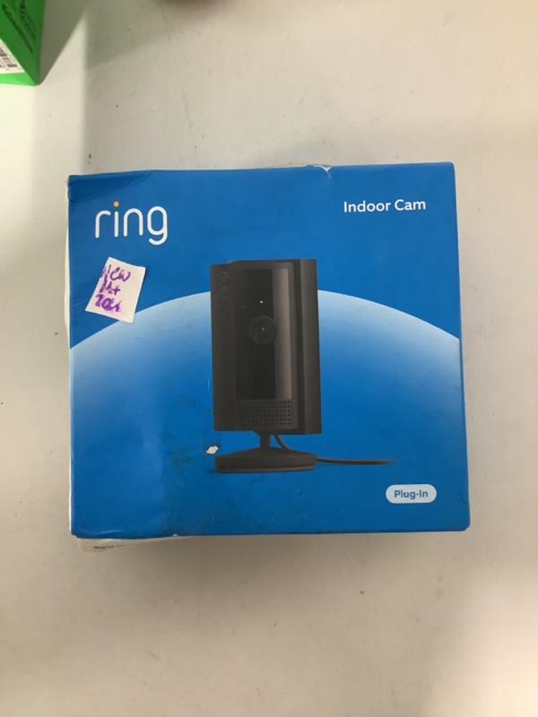 Ring Indoor Cam (2nd Gen) Wired 1080p Security Camera – BLACK