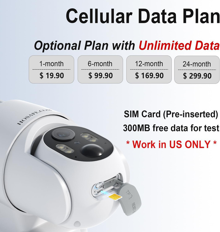 4G LTE Cellular Security Camera No Internet Needed, Solar No Wifi Security Camer gallery