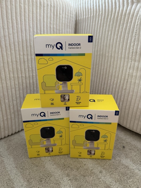 myQ Smart Indoor Camera Gen 2 – 3-pack