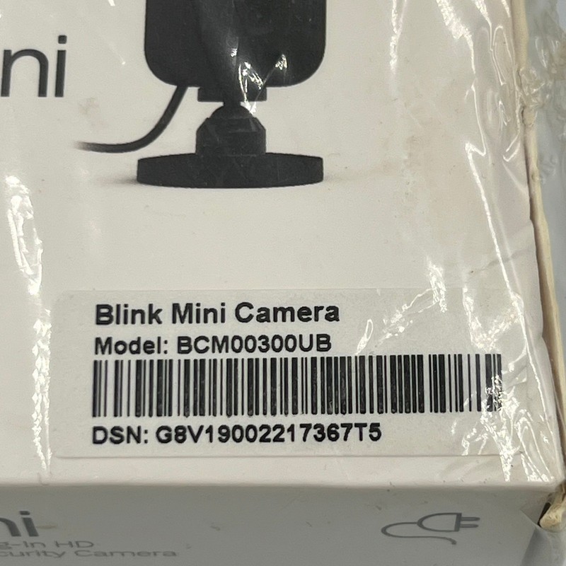 Blink Mini Indoor Security Camera Unisex OS Black Brand New 1080p HD Smart Home gallery