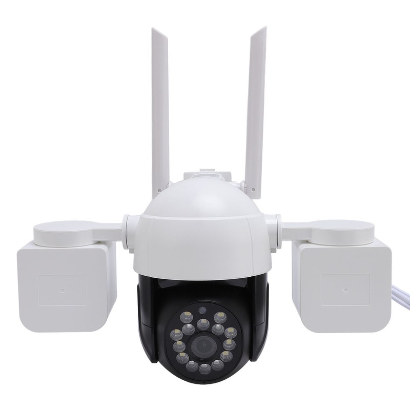 Wireless Security Camera Three Lens 6MP HD 360 Degree Pan Tilt 2 Way Talk Ou US gallery