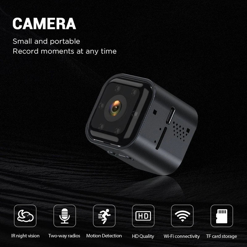 Mini Camara Oculta Espia De Seguridad Wifi 1080P Inalambrica Con Audio Y Video gallery