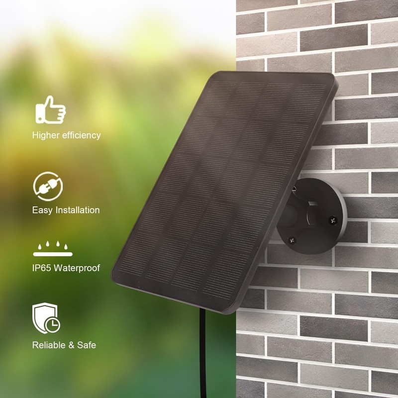 4 Pack Solar Panels for Blink Outdoor 4 Camera, 4W Waterproof with USB-C Port, 1 gallery
