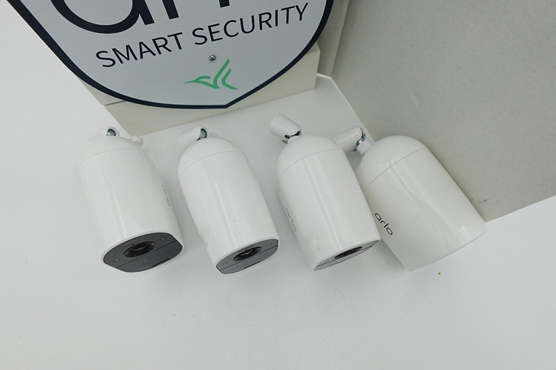 Arlo Essential Spotlight Camera - 4PK - Wireless Security - White - VMC2030 gallery