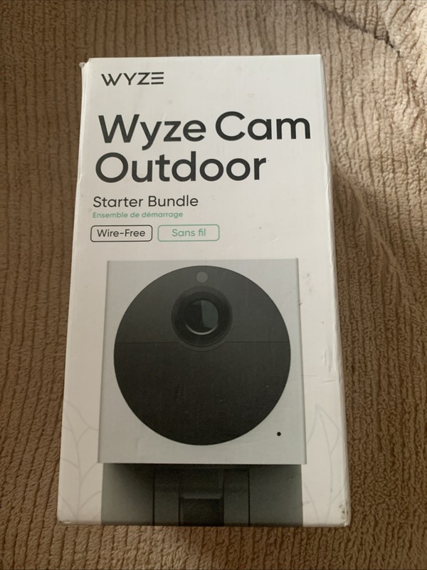 Wyze Cam Outdoor Starter Bundle 1080p HD Indoor Outdoor Wire-Free