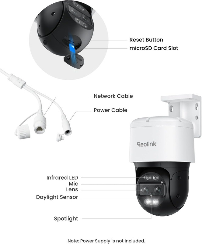 REOLINK PTZ Security Camera System 4K, IP Poe 360 Camera with Dual-Lens, Auto 6X gallery