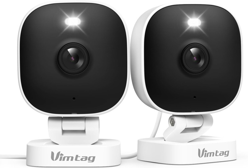 VIMTAG 2.5K Cameras for Home Security Outdoor/Indoor, Color Night Vision Secu... gallery