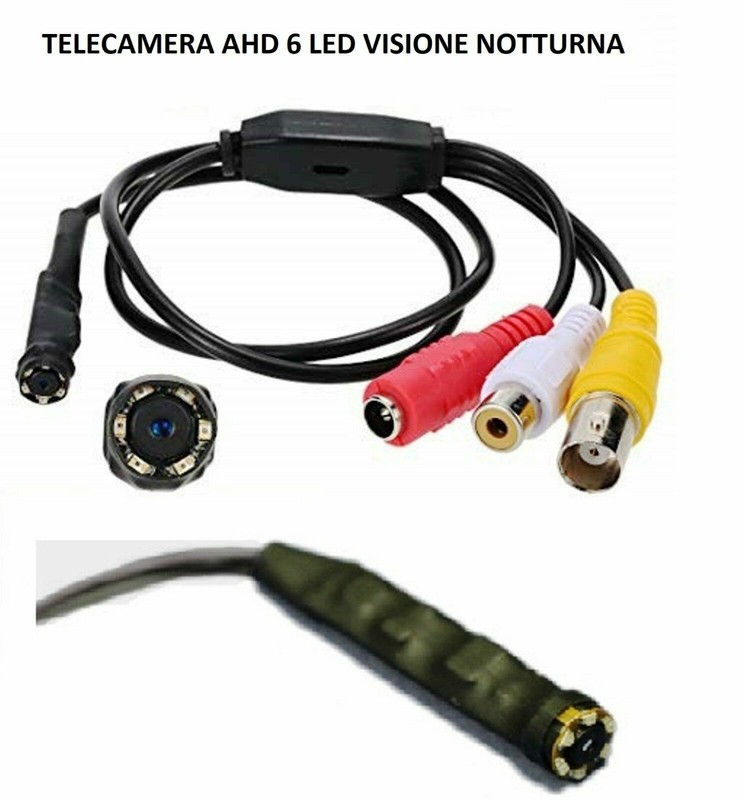 Micro Audio Ahd 2mpx 8 LED Infrared Camera Small
