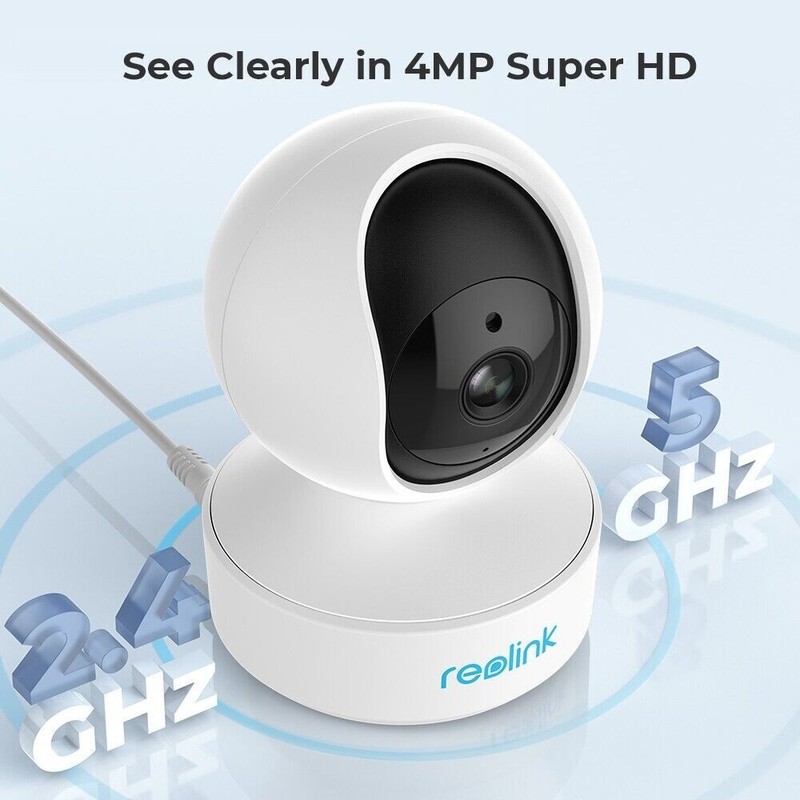 Reolink 4MP HD WiFi Pan Tilt Smart Person/Baby/Pet Monitor Indoor SecurityCamera gallery