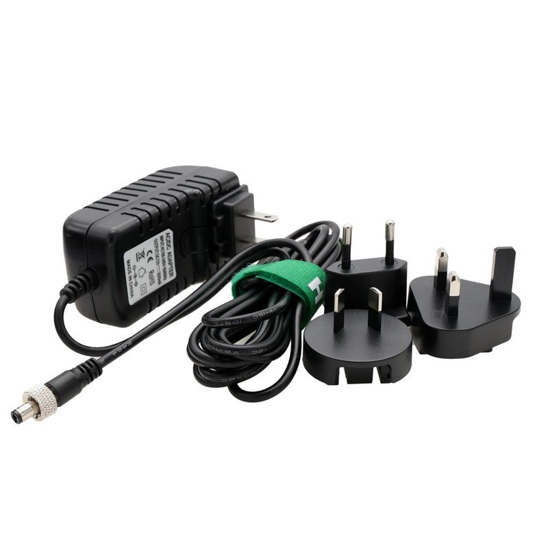12V Locking DC Power Supply for Blackmagic Studio 4K 6K , Video Assist 5" 7" ...