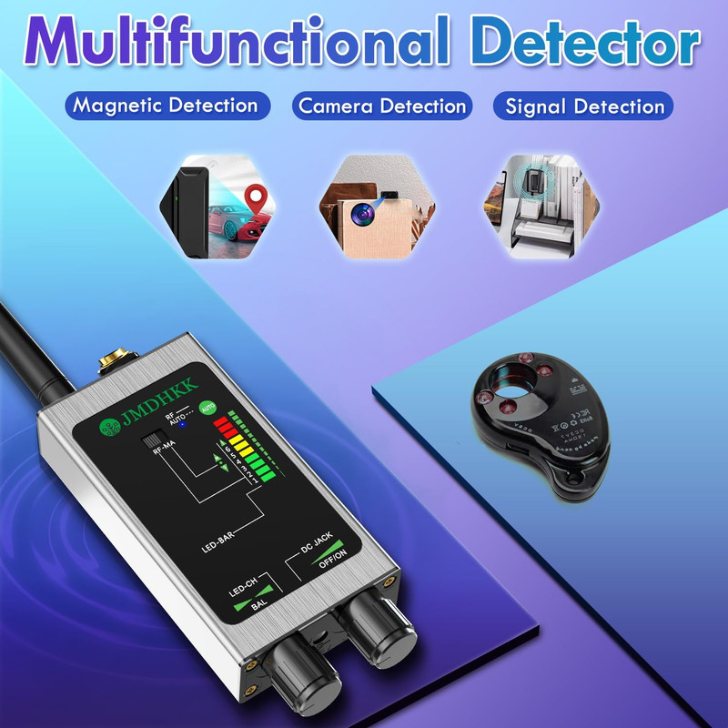 M8000 Portable Hidden Camera & Bug Detector for Travel and Privacy Protection gallery